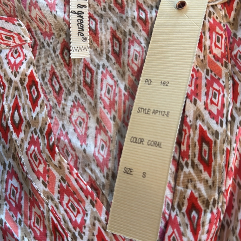 Women's Multicolor Patterned Top - Picture 4 of 5